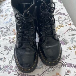 Dr. Martens Black Combat Boots